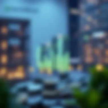 Conceptual visualization of risk management strategies in investment