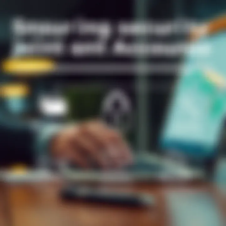 Graphic showing security measures for joint accounts