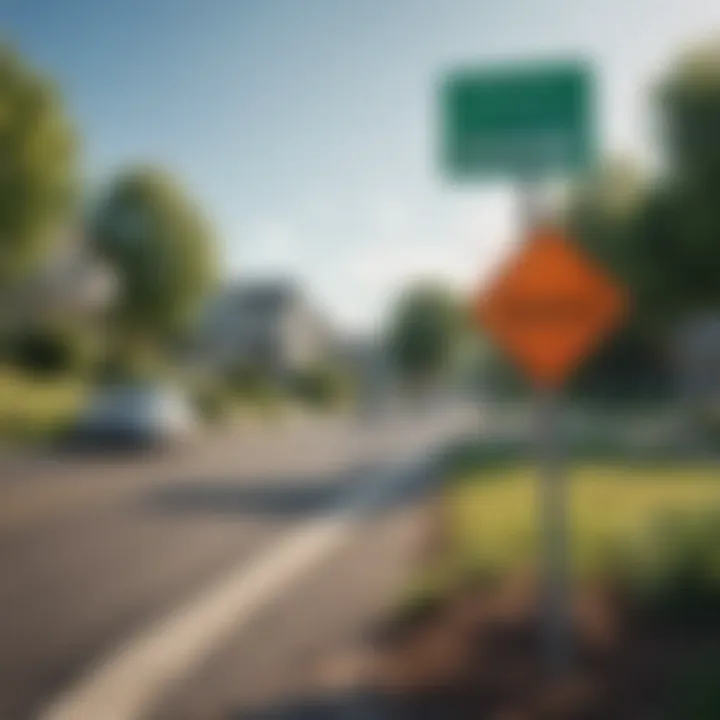 Illustration of a road sign pointing towards smart homeownership decisions