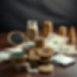 Diverse financial instruments representing various asset classes