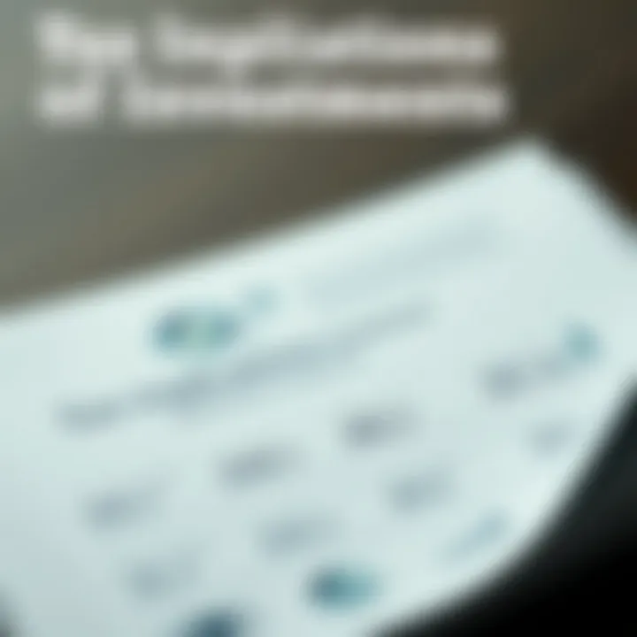 Infographic detailing tax implications of investment choices