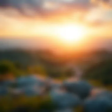 A serene landscape symbolizing financial growth