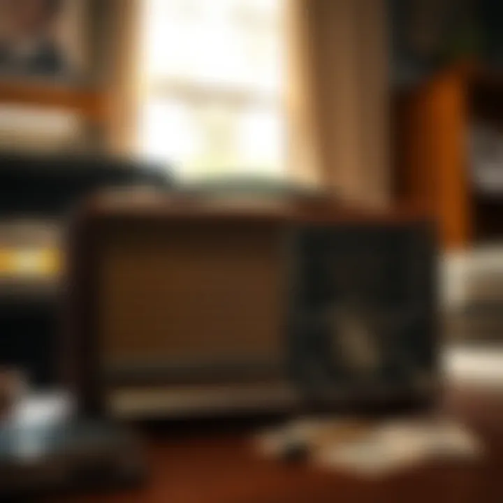 The Evolution of AM Radio in Financial Advising Vintage AM radio broadcasting financial advice