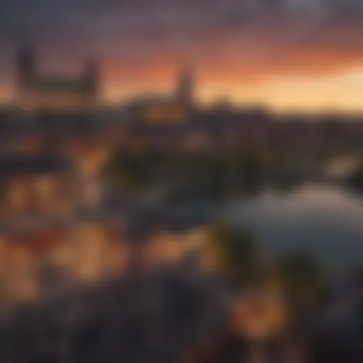 Elegant Toledo cityscape at dusk