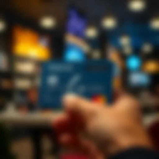 Visual representation of card transfer options