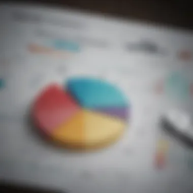 A visual representation of personal finance management, featuring graphs and charts