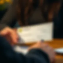 Illustration of check signing process