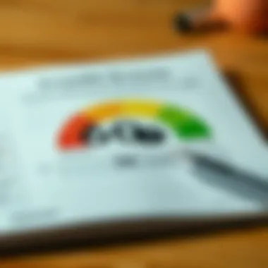 Impact of Credit Score on Loan Applications Illustration of a loan application process