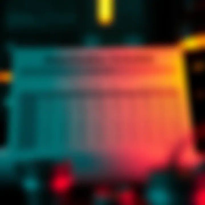 Breakdown of Amortization Schedule Visual representation of an amortization schedule highlighting principal and interest breakdown