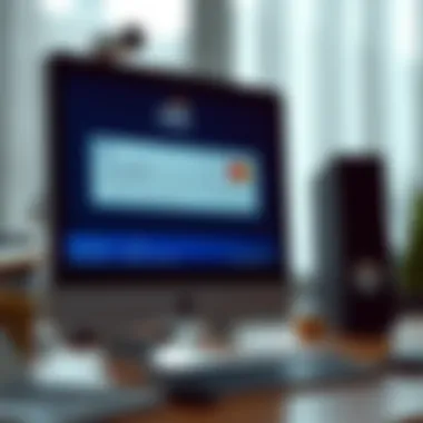 Computer screen displaying online check ordering