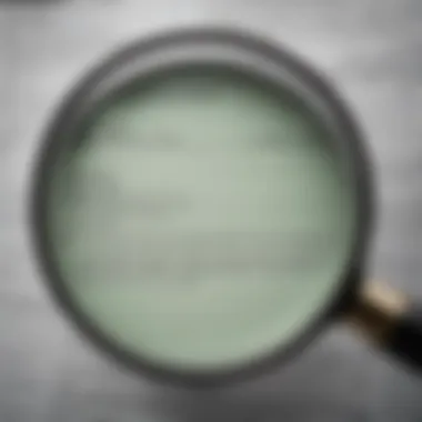 Tax System Exploration Conceptual illustration showing a magnifying glass zooming into the federal income tax system