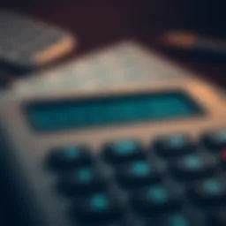 Visual representation of a loan calculator interface