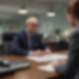 Tax amendment consultation at H&R Block office