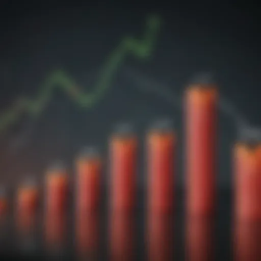 Graph illustrating index mutual fund growth over time