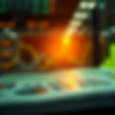 Visual representation of market return impact on investment decisions