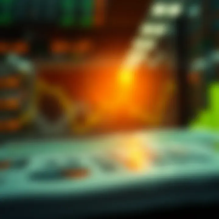 Visual representation of market return impact on investment decisions