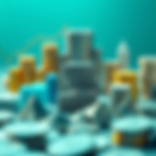 Diverse mutual fund options displayed conceptually