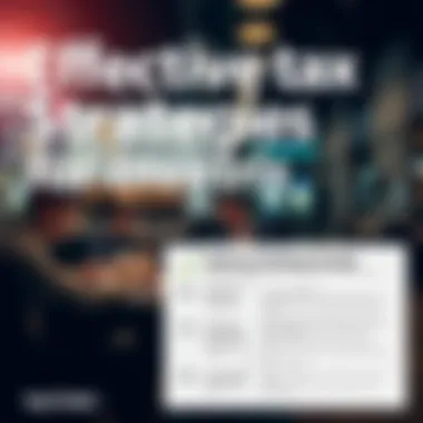 Effective Tax Strategies for Investors Infographic outlining effective tax strategies for investors