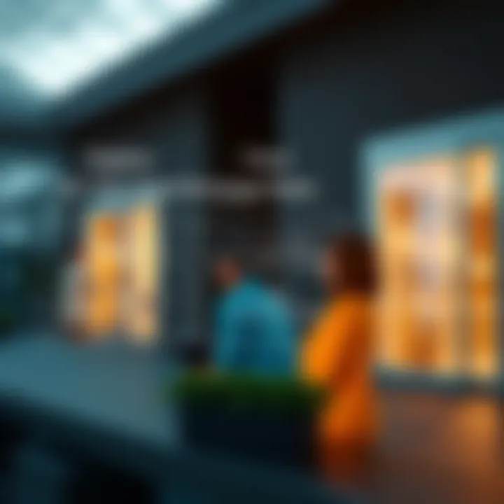 Visual representation of factors influencing mortgage eligibility