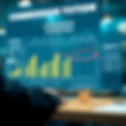 Visual representation of commission distribution