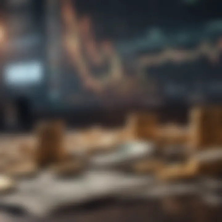Conceptual representation of stock market investment