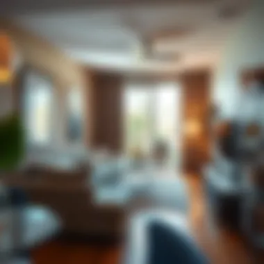 A cozy San Diego apartment interior