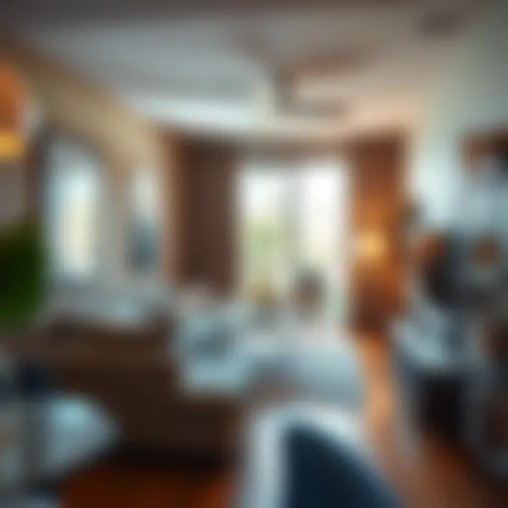 A cozy San Diego apartment interior