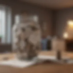 Illustration of a savings account concept