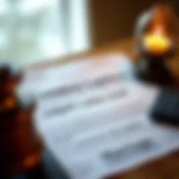 Legal documents representing common law marriage