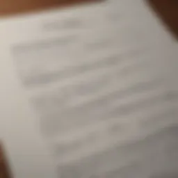 Illustration of a legal document representing a bill of sale