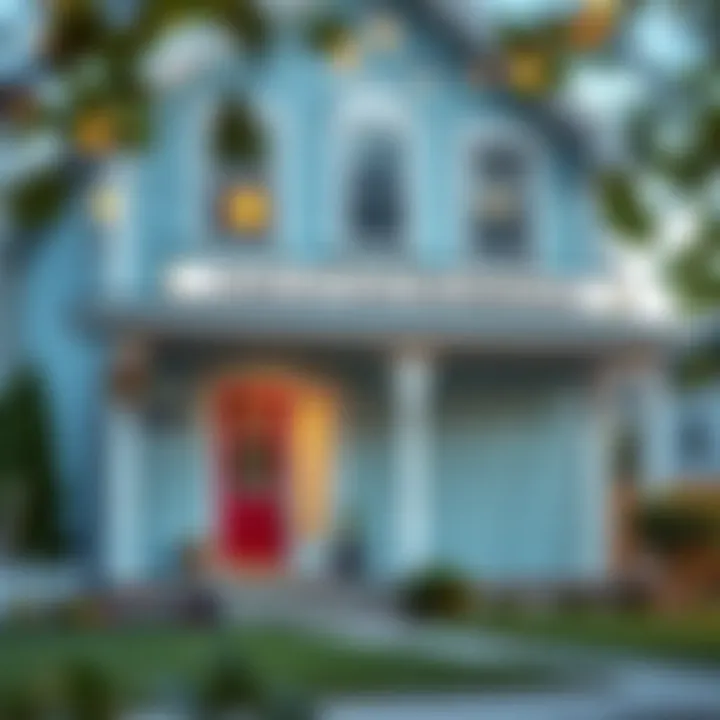 Cost breakdown chart for exterior house painting