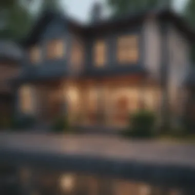 Successful House Flipping Showcase A modern renovated home showcasing successful house flipping.